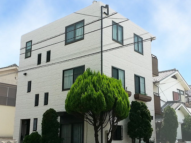 東京都葛飾区の外壁塗装屋根塗装工事の施工事例