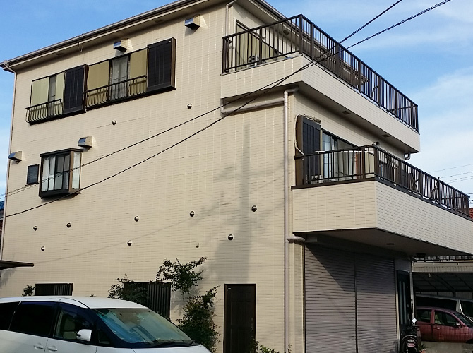 東京都江戸川区の外壁塗装・屋根塗装工事の施工事例