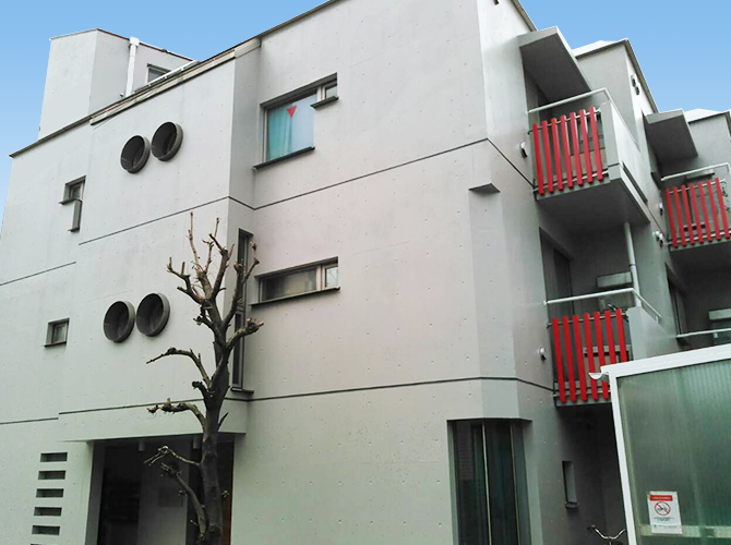 東京都世田谷区マンションの外壁改装工事の施工事例