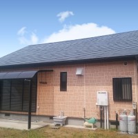 千葉県山武市平屋建て住宅の外壁塗装・屋根塗装工事の施工事例