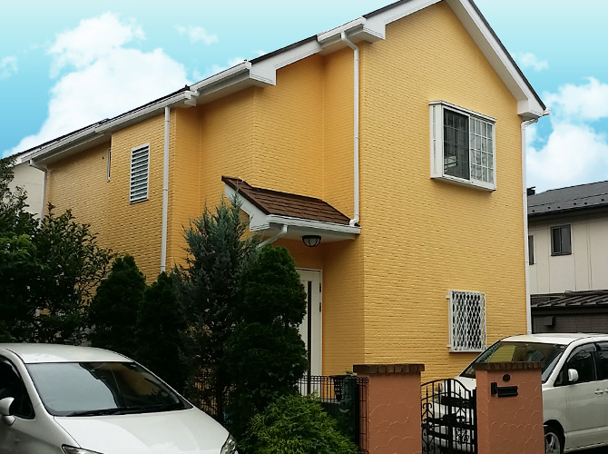 東京都日野市一般住宅の外壁塗装・屋根塗装工事の施工事例