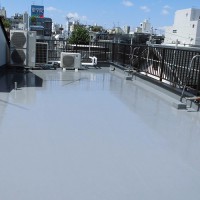 ビル屋上の防水工事