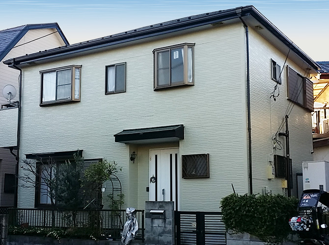 埼玉県草加市一般住宅の外壁塗装・屋根塗装工事の施工事例