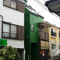 東京都足立区戸建住宅の外壁をグリーン系で仕上げた外壁塗装・屋根塗装工事の施工事例