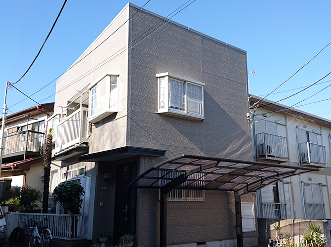 東京都足立区戸建住宅の外壁塗装・屋根塗装工事の施工事例