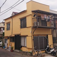 東京都足立区外壁モルタル2階建住宅の外壁塗装・屋根塗装工事の施工事例