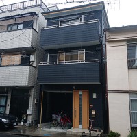 東京都墨田区3階建住宅の外壁塗装・屋根塗装工事の施工事例