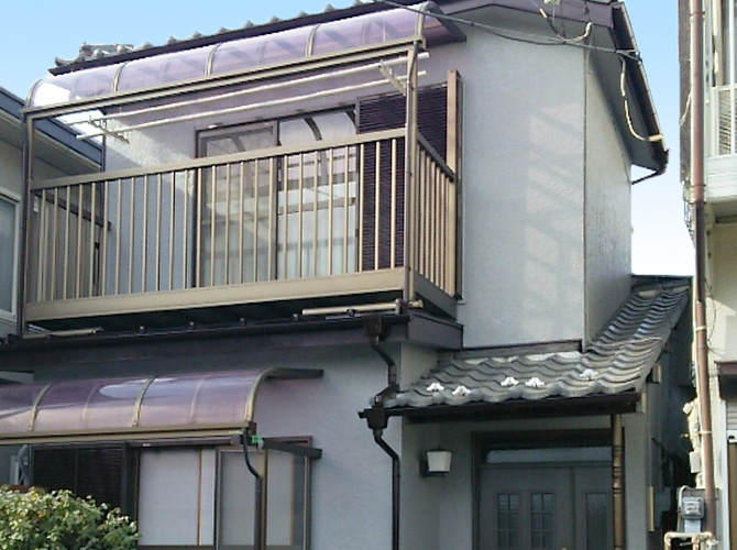 埼玉県草加市の外壁塗装工事の施工事例
