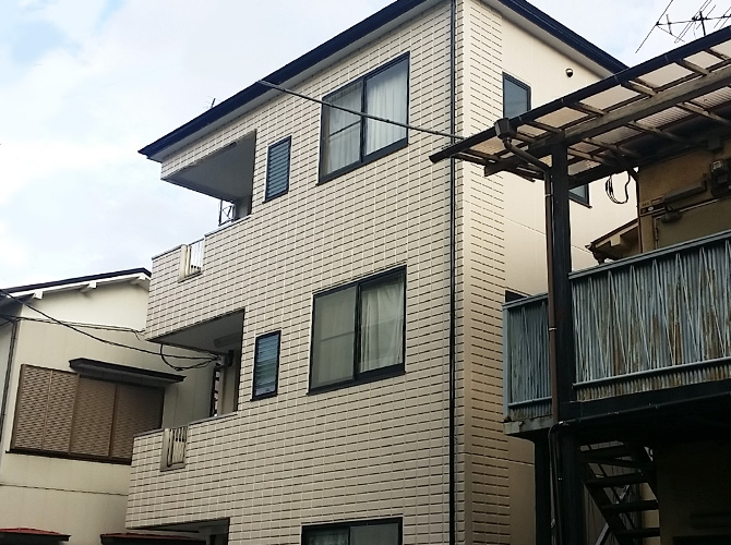 東京都足立区一般住宅の外壁塗装・屋根塗装・長尺工事の施工事例