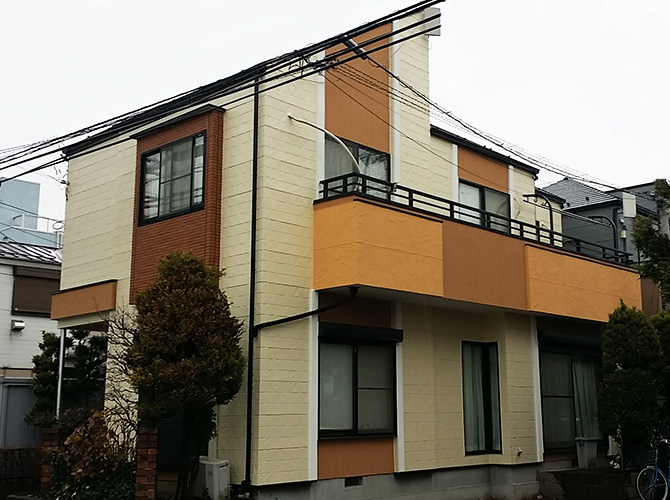 埼玉県草加市戸建住宅の外壁塗装・屋根塗装工事の施工事例
