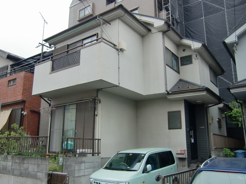東京都羽村市の住宅の外壁塗装・屋根塗装の施工前の外観