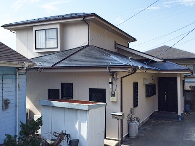 千葉県鴨川市の住宅で外壁塗装・屋根塗装｜ナノコンポジットWとパラサーモシリコン