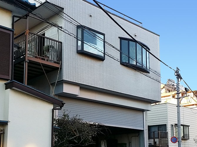 埼玉県戸田市のタイル外壁住宅で外壁塗装・屋上防水｜タイルセラクリーン