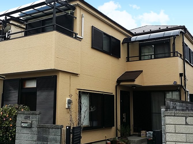 東京都足立区の住宅で汚れにくい外壁塗装・遮熱屋根塗装|ナノコンポジットWとパラサーモシリコン