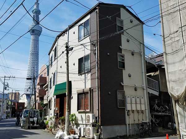 東京都墨田区(マンション) 外壁塗装 施工前