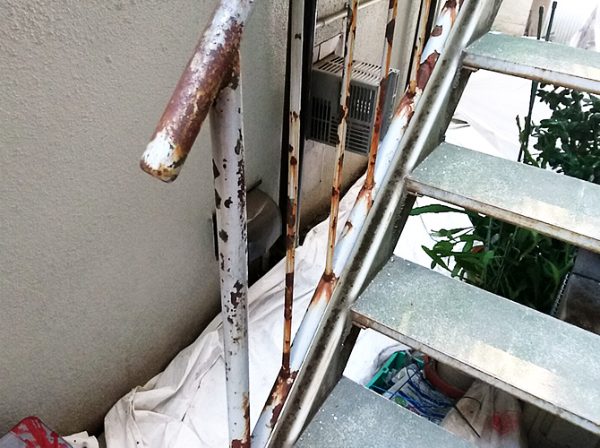 東京都墨田区（アパート） 鉄部・外階段工事 施工前