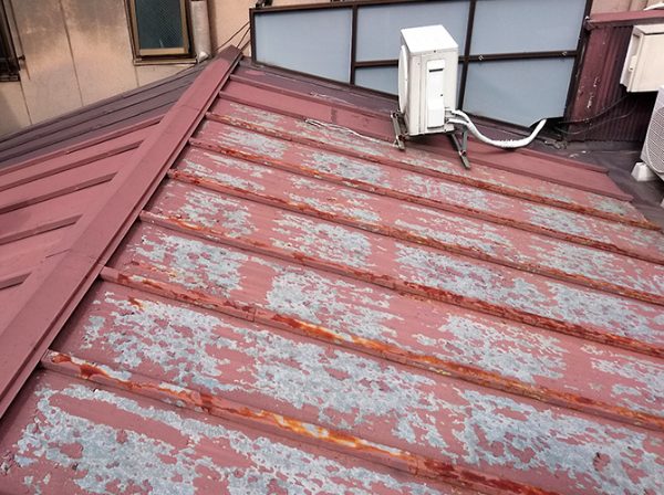 東京都台東区（店舗） 屋根工事 施工前