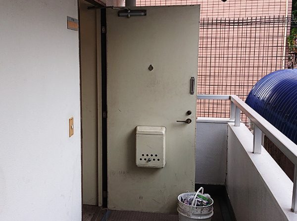 東京都目黒区（アパート） 鉄部・外階段工事 施工前