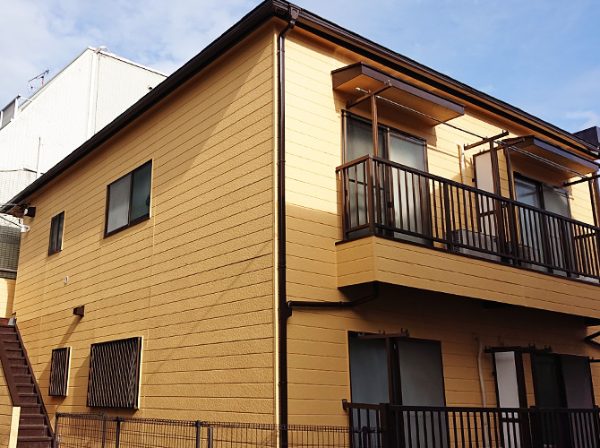 東京都中野区（アパート） 外壁塗装 施工後