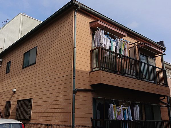 東京都中野区（アパート） 外壁塗装 施工前
