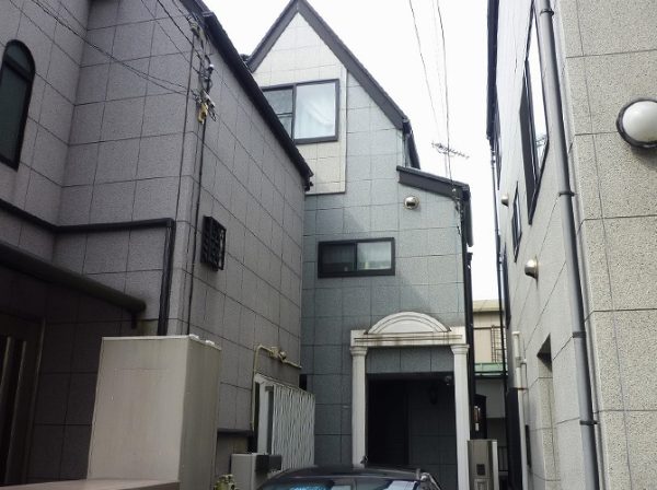 東京都北区（戸建） 鉄部・外階段・屋上防水・外壁塗装・屋根工事 施工前