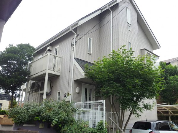 東京都世田谷区（戸建） 鉄部・外階段・外壁塗装・屋根工事 施工前