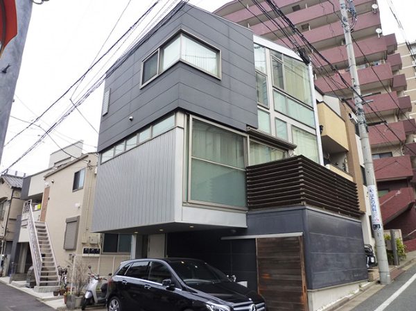 東京都文京区（戸建） 鉄部・外階段・外壁塗装工事 施工前