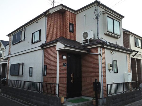 東京都足立区（戸建） 鉄部・外階段・外壁塗装・屋根工事 施工前