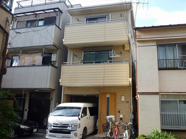 東京都墨田区（戸建） 鉄部・外階段・外壁塗装・屋根工事 施工前