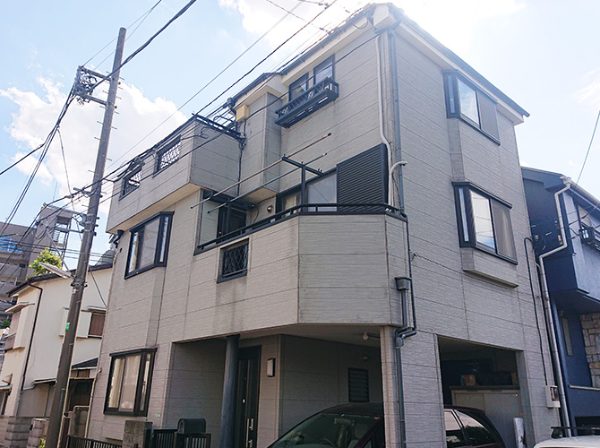 東京都練馬区（戸建） 鉄部・外階段・外壁塗装・屋根工事 施工前