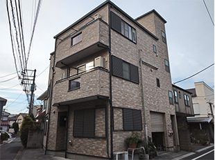 東京都足立区（戸建） 外壁塗装工事 施工前
