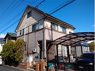 千葉県印西市（戸建） 外壁塗装・屋根工事 施工前
