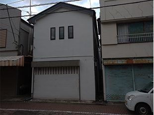 東京都足立区（戸建） 鉄部・外階段・外壁塗装工事 施工前