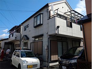 東京都江戸川区（戸建て） 屋上防水工事 施工前