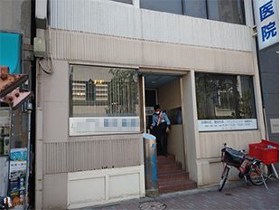 東京都中央区（店舗） 鉄部・外階段塗装・外壁塗装 施工前