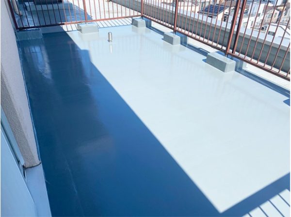 東京都荒川区（マンション） 屋上防水工事 施工後