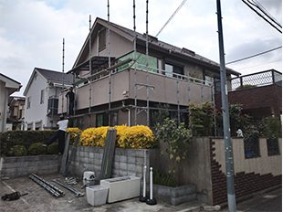 東京都練馬区（戸建て） 屋上防水工事 施工前