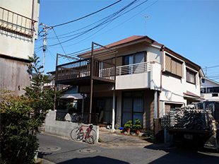 東京都足立区（戸建て） 屋上防水工事 施工前