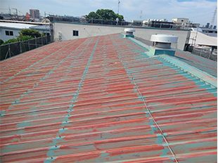 東京都足立区（工場） 長尺シート工事・屋根工事 施工前