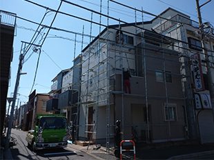 東京都足立区（戸建て） 屋根工事 施工中