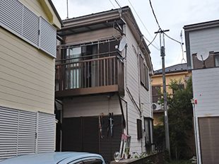 東京都足立区（戸建） 鉄部・外階段・外壁塗装・屋根工事 施工前