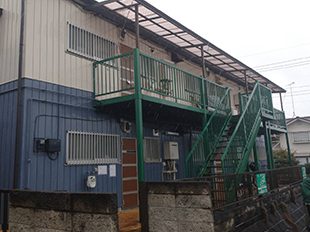 千葉県佐倉市（アパート） 長尺シート・鉄部・外階段工事 施工前