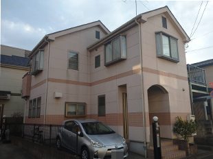 東京都足立区（戸建） 鉄部・外階段・外壁塗装・屋根工事 施工前