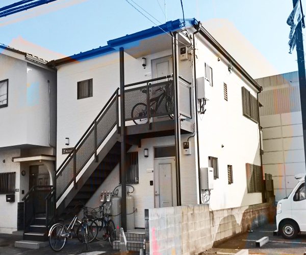 東京都江戸川区（アパート） 外壁塗装 施工後