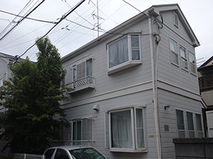 東京都世田谷区（アパート） 外壁塗装 施工前