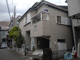 東京都足立区（戸建） 鉄部・外階段・外壁塗装・屋根工事 施工前