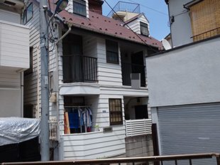 東京都北区（アパート） 外壁塗装 施工前