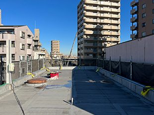 埼玉県蕨市（マンション） 屋上防水工事 施工前