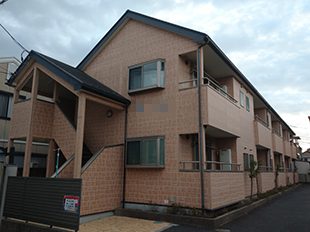 東京都足立区（アパート） 外壁塗装 施工前