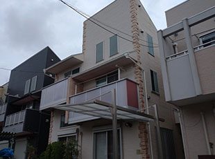 東京都足立区(戸建て) 鉄部・外階段塗装 施工前